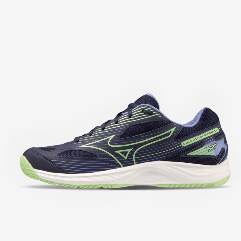 Giày Cầu Lông Mizuno Cyclone Speed 4- Xanh Than