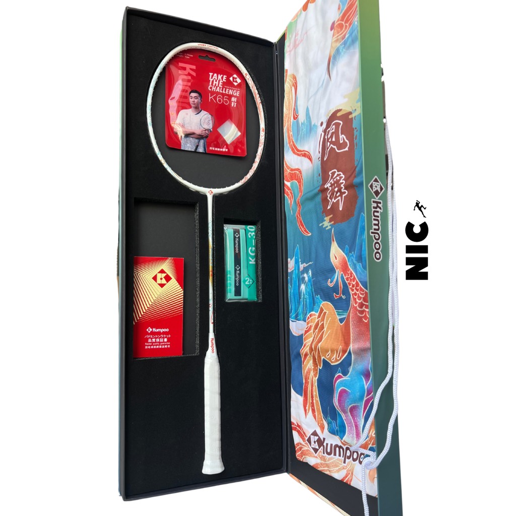 Set Vợt Cầu Lông Kumpoo Phoenix Zhulong Chính Hãng