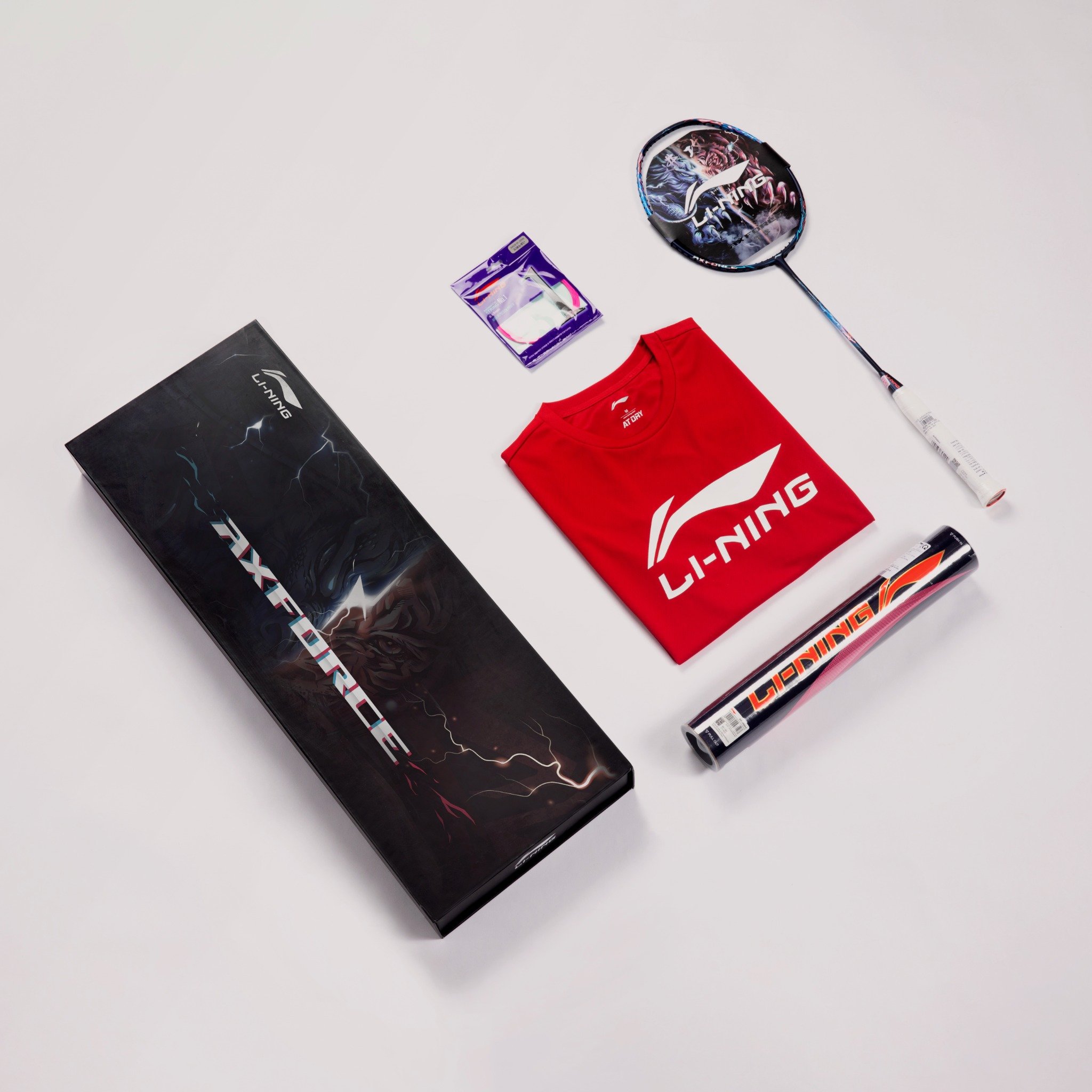 Combo Vợt Cầu Lông Lining Axforce 90 Tiger Max (4U) Chính Hãng (Công ty)