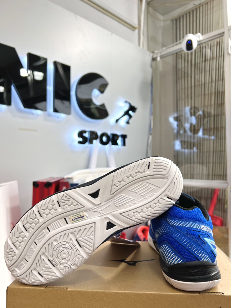 Giày cầu lông Mizuno Sky Blaster 3 - Xanh Dương Đen