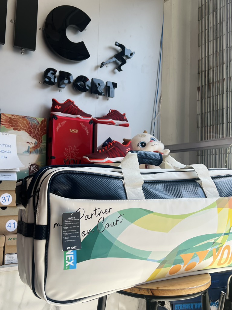 Túi Cầu Lông Yonex 219BT005U - Trắng Cam - Gia Công