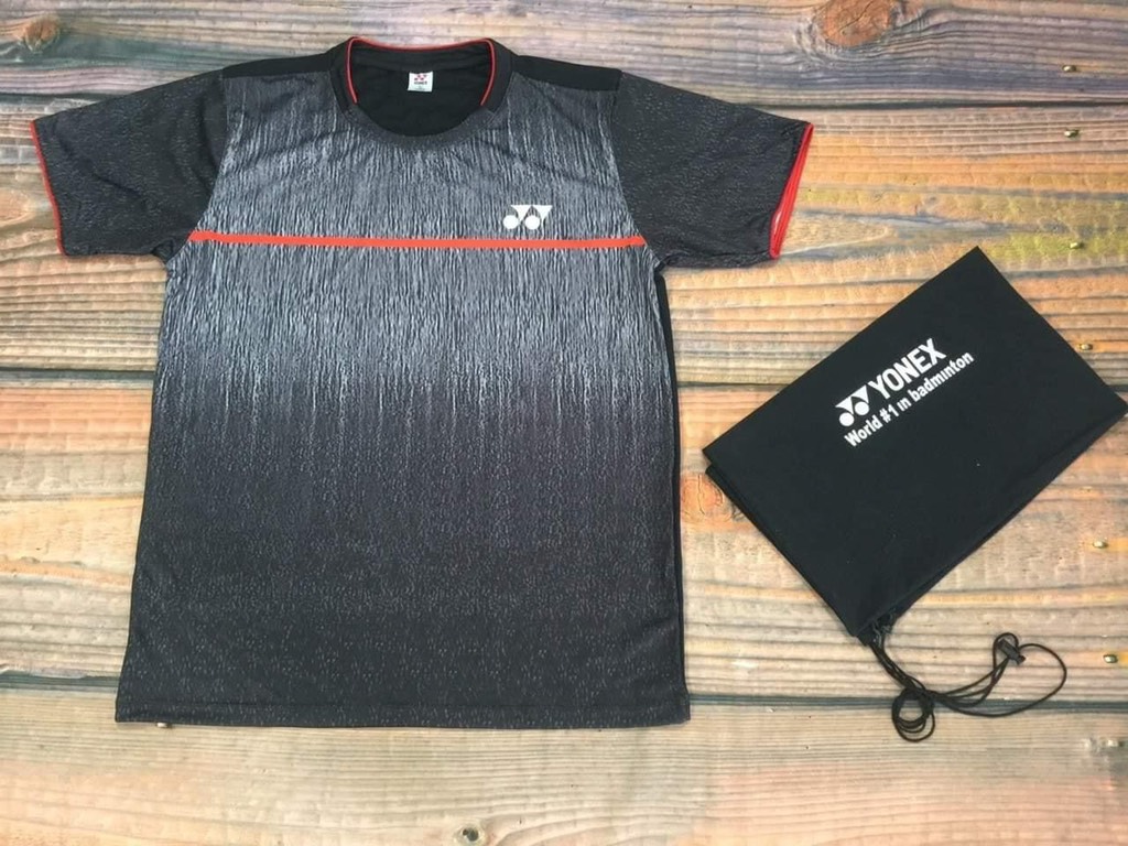 Áo Cầu Lông Yonex C27 - Đen Xám