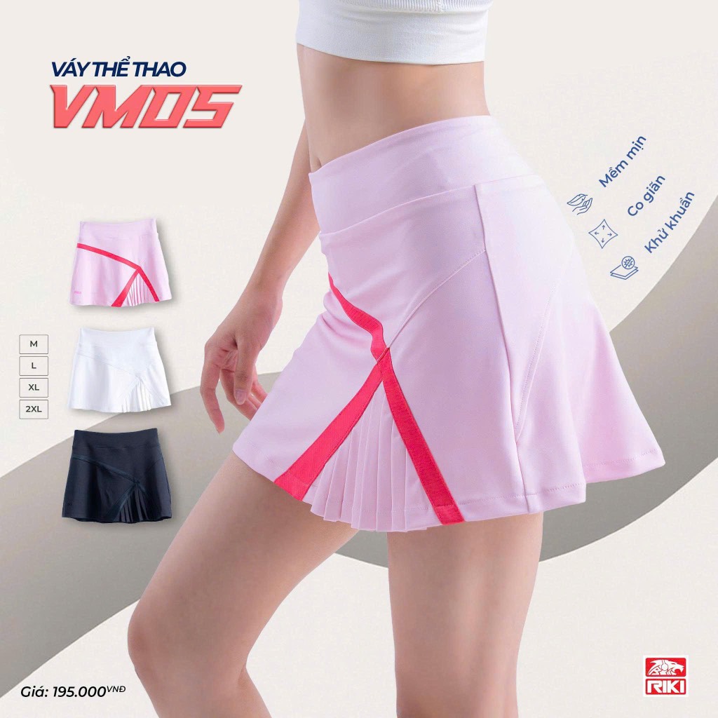 Váy thể thao Riki VM04 hồng