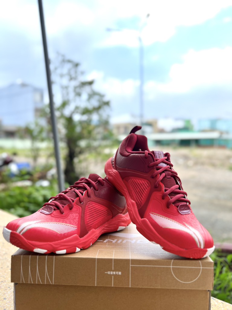 Giày Cầu Lông Lining AYTS012 Đỏ