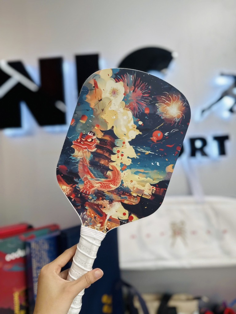 Vợt Pickleball Họa Tiết Không Viền