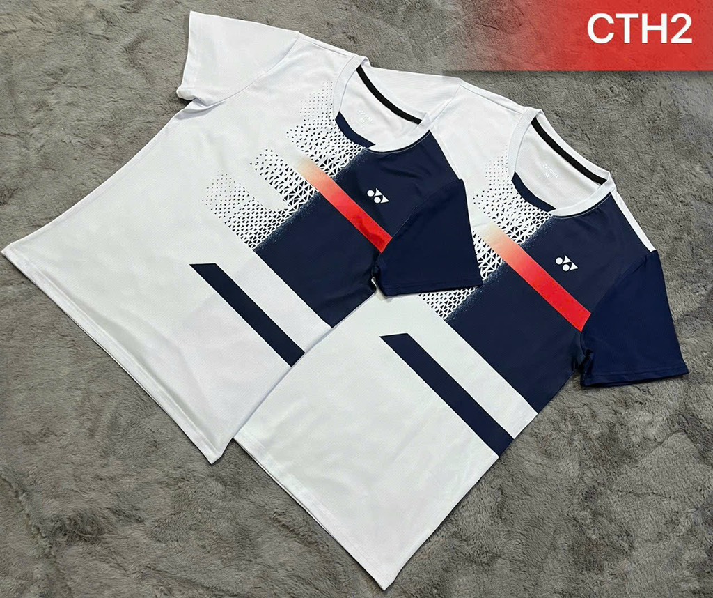 Áo Cầu Lông Yonex CTH2 Trắng-Xanh Đen