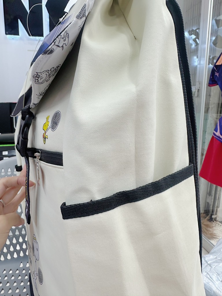 Balo Victor Peanuts - Đen kem - Gia công