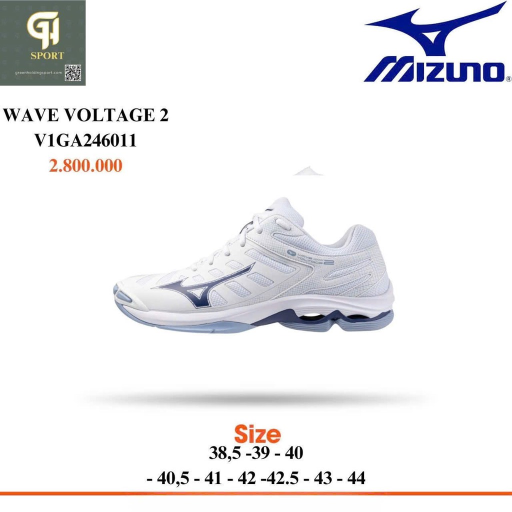 Giày Mizuno Wave Voltage 2 trắng