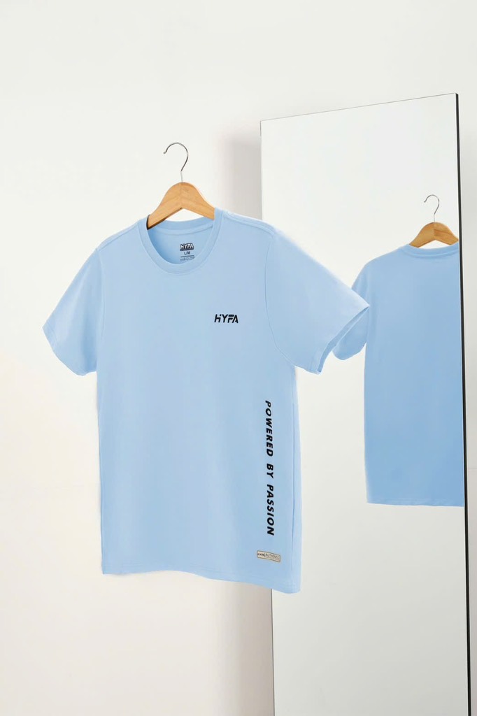 Áo Hyfa Cotton 2025 xanh dương nhạt