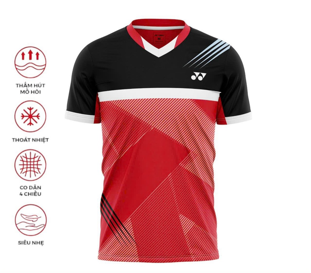 Áo Cầu Lông Yonex M22 - Đỏ