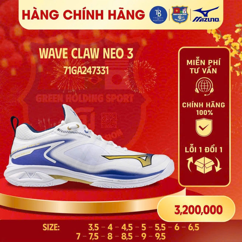 Giày Mizuno Wave Claw Neo 3