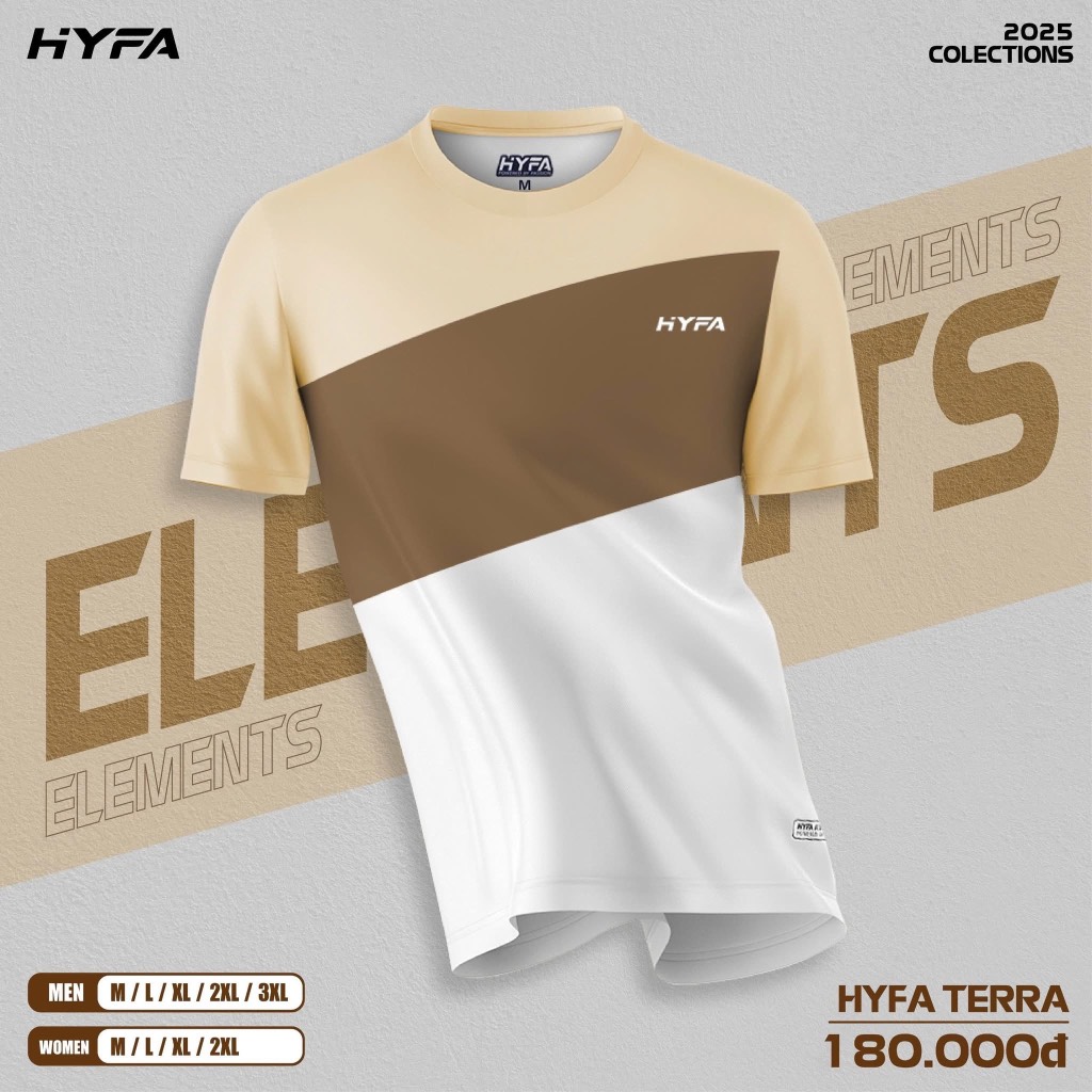 Áo Hyfa Zephyr 2025 nâu nhạt