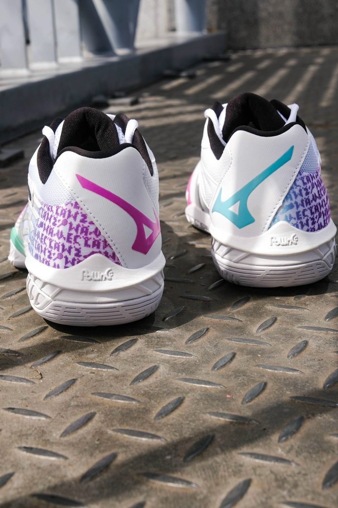 Giày Cầu Lông Mizuno Wave Claw 2- Trắng Hồng