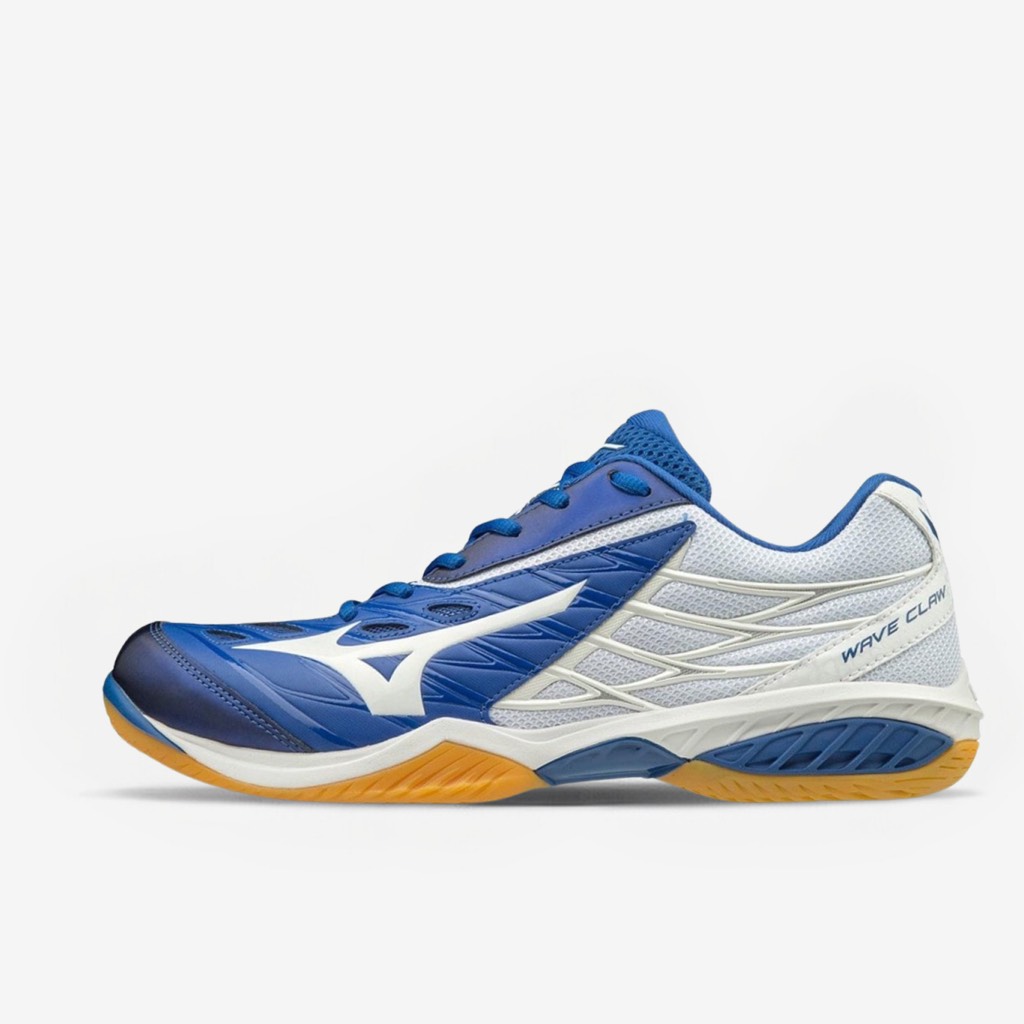 Giày Cầu Lông Mizuno Wave Claw- Xanh Trắng
