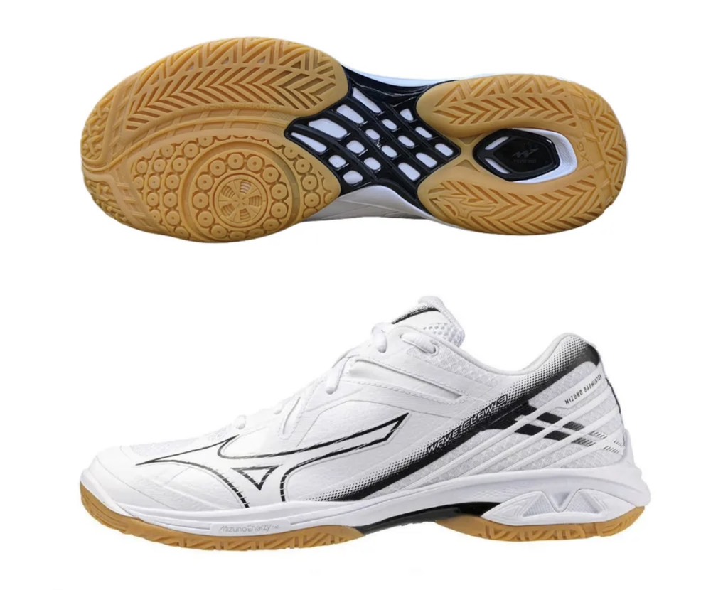 Giày cầu lông Mizuno Wave Claw 3 - Trắng Đen