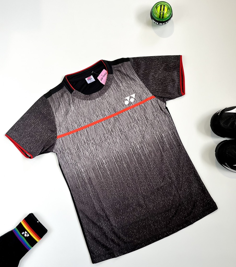 Áo Cầu Lông Yonex C27 - Đen Xám