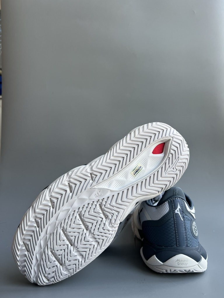 Giày Mizuno Tenis Wave Enforce Tour AC Trắng xanh