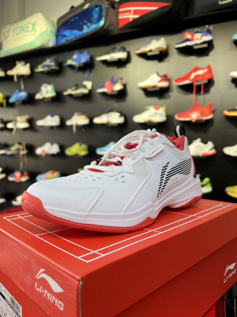 Giày Cầu Lông Lining AYTT001-8V Trắng Đỏ