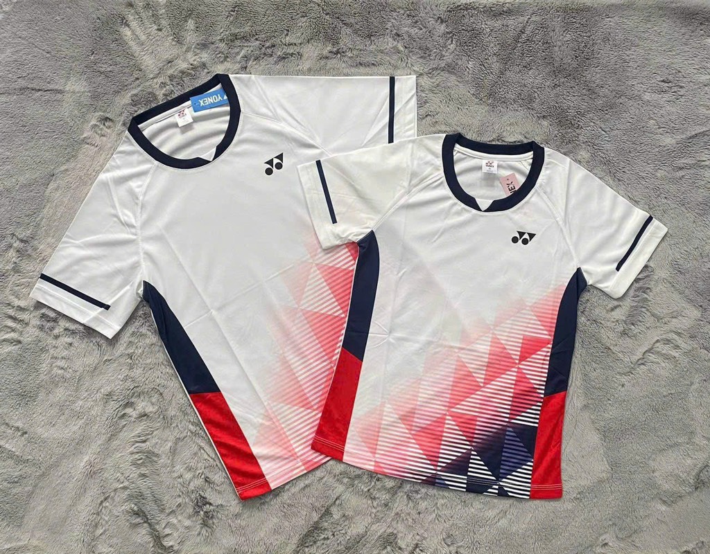 Áo Cầu Lông Yonex M51 - Trắng Đỏ
