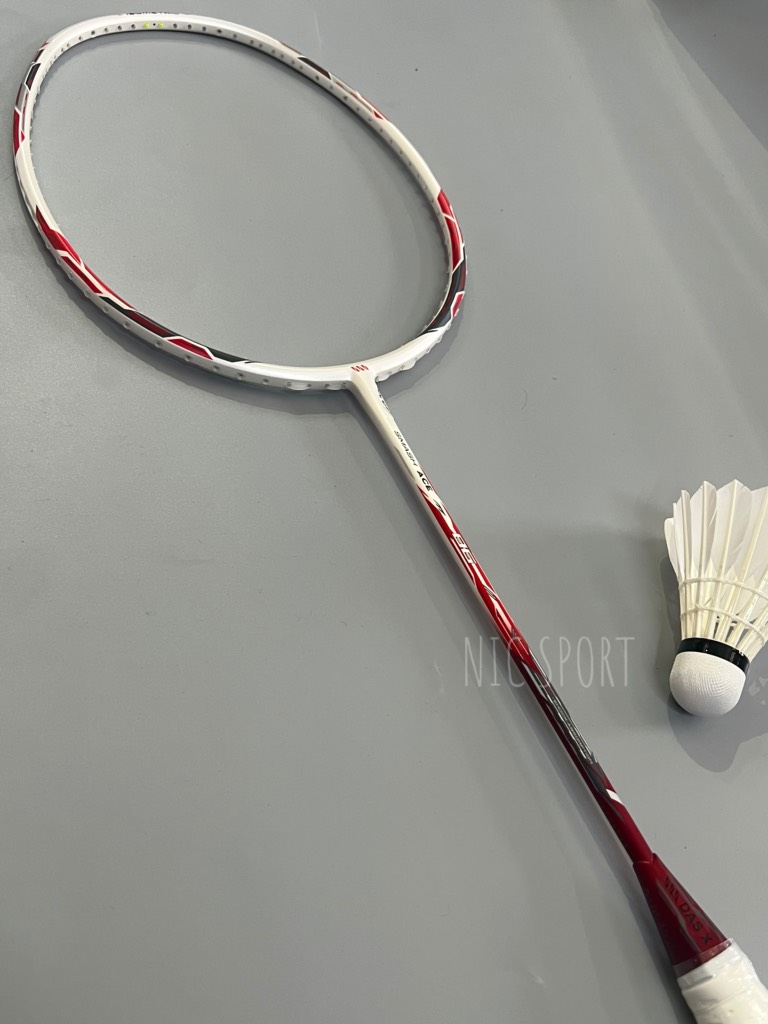 Vợt Cầu Lômg Das X Smash ACE 68 Trắng Đỏ Chính Hãng