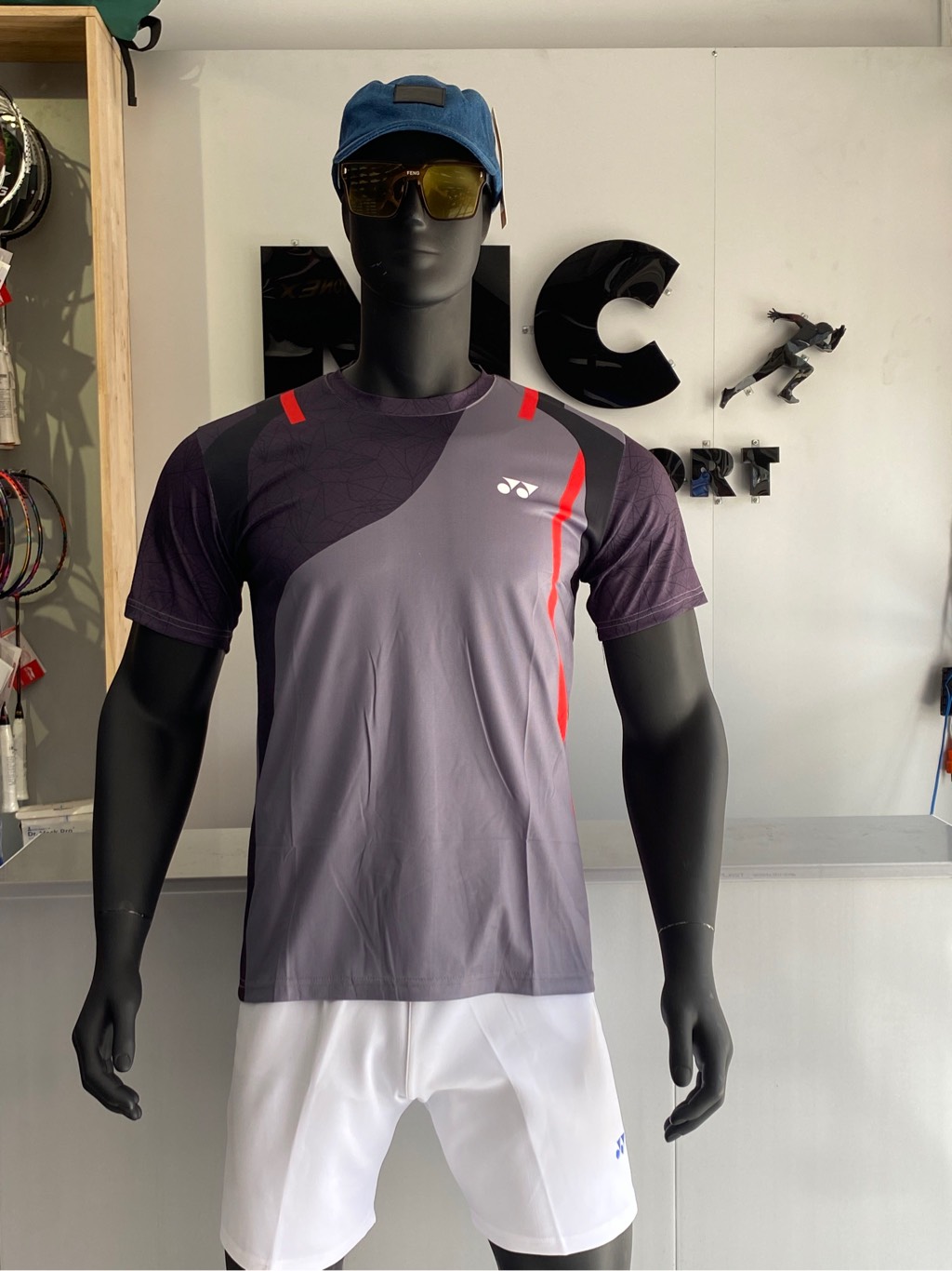 Áo Cầu Lông Yonex TT1 - Xám