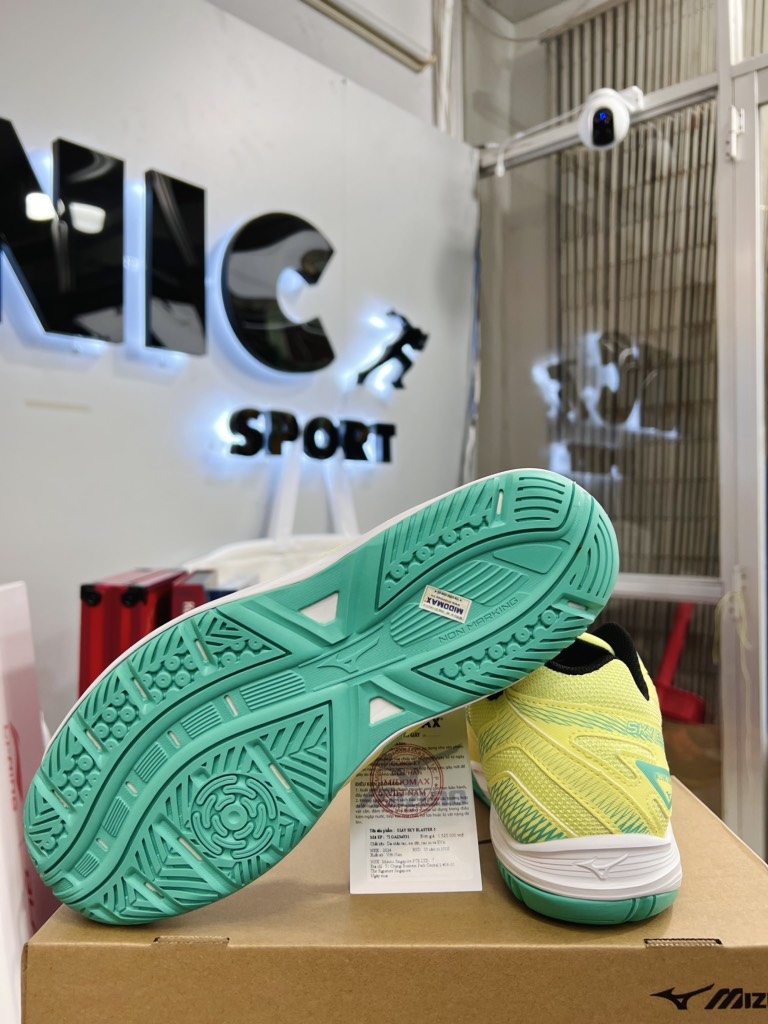 Giày cầu lông Mizuno Sky Blaster 3 - Xanh Chuối