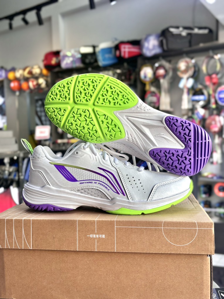 Giày Lining AYTU001-8 trắng xanh tím