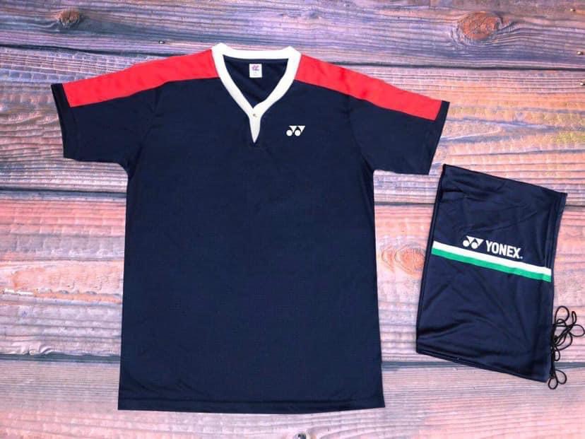 Áo Cầu Lông Yonex Có Cổ CT001 - Đỏ/Trắng