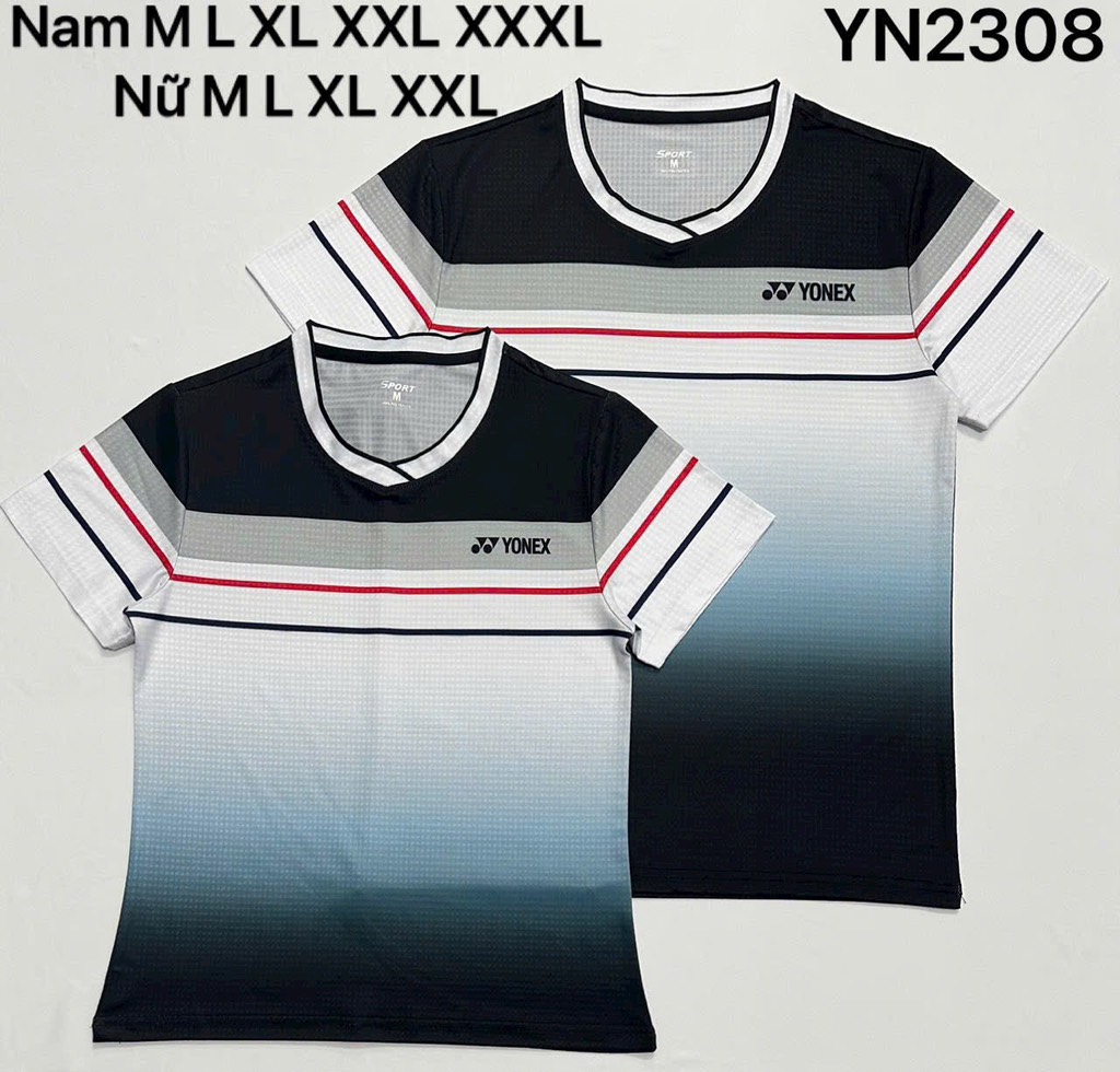 Áo Cầu Lông Yonex YN2308 - Trắng Đen