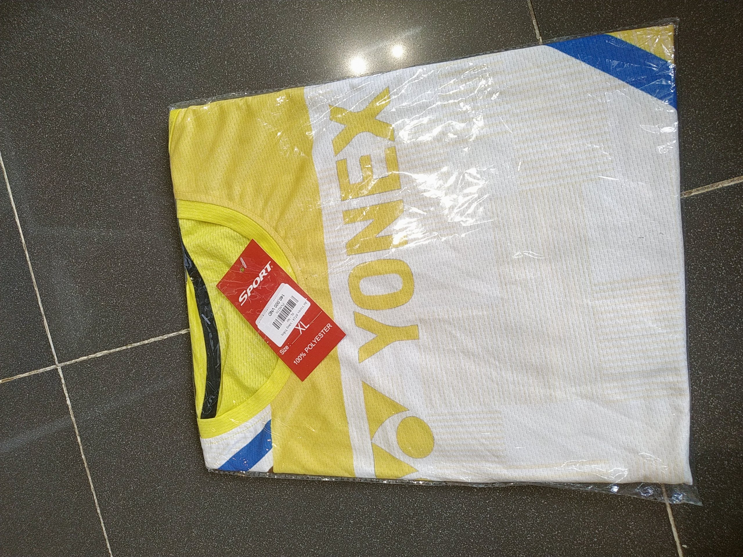 Áo Cầu Lông Yonex AT24 - Vàng Trắng Nữ (XL)