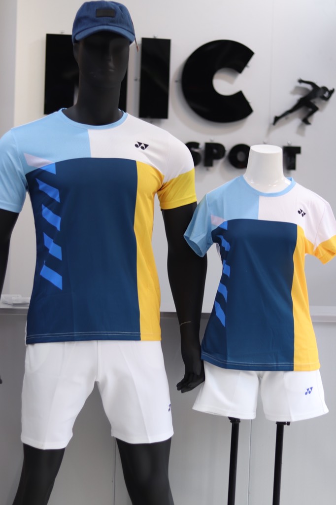 Áo Cầu Lông Yonex - Trắng Vàng Xanh