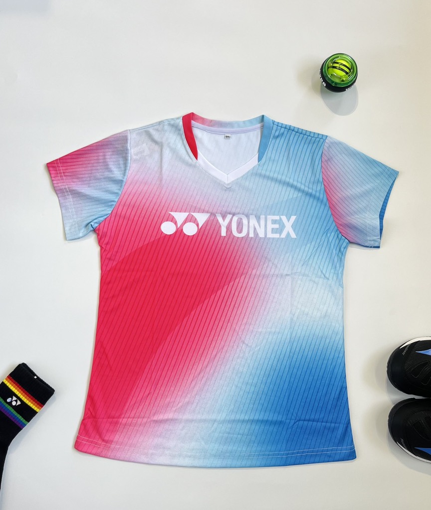 Áo Cầu Lông Yonex TL15 -Hồng Xanh
