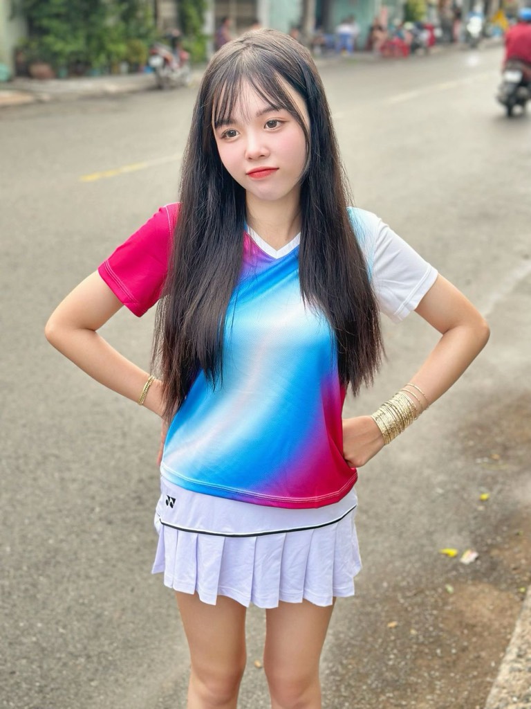 Áo cầu lông Yonex VT012 - Xanh Hồng