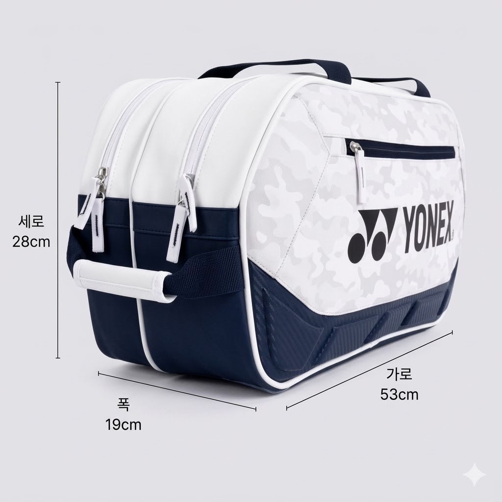 Túi Yonex 008U trắng xanh than