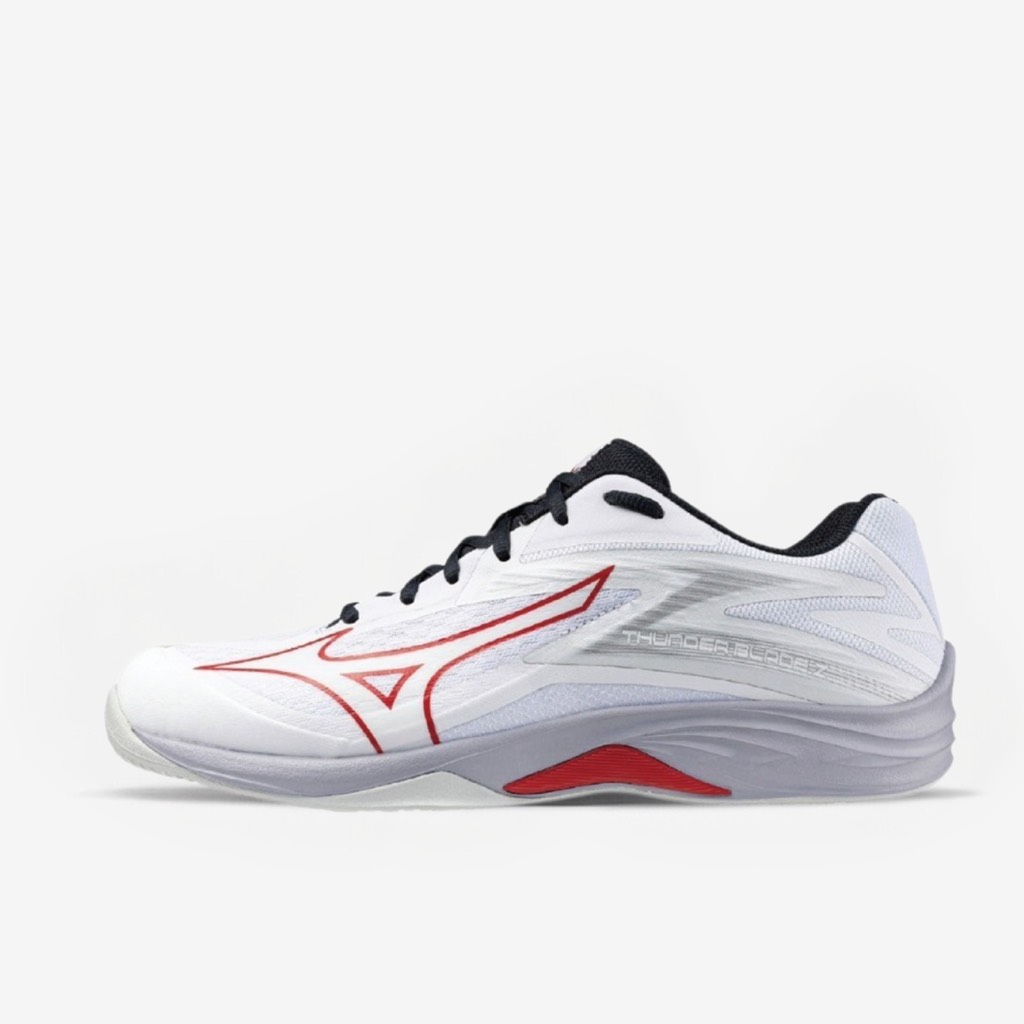 Giày cầu lông Mizuno Thunder Blade Z - Trắng Đỏ