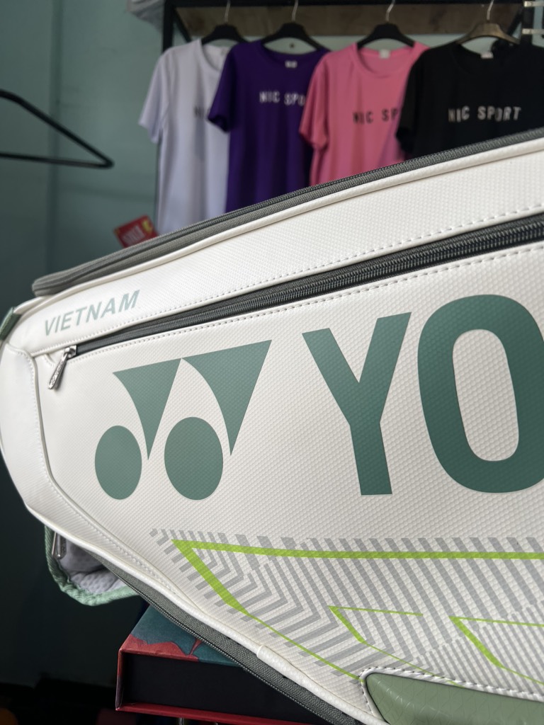 Túi Cầu Lông Yonex BA02326EX Trắng Xanh - Gia Công