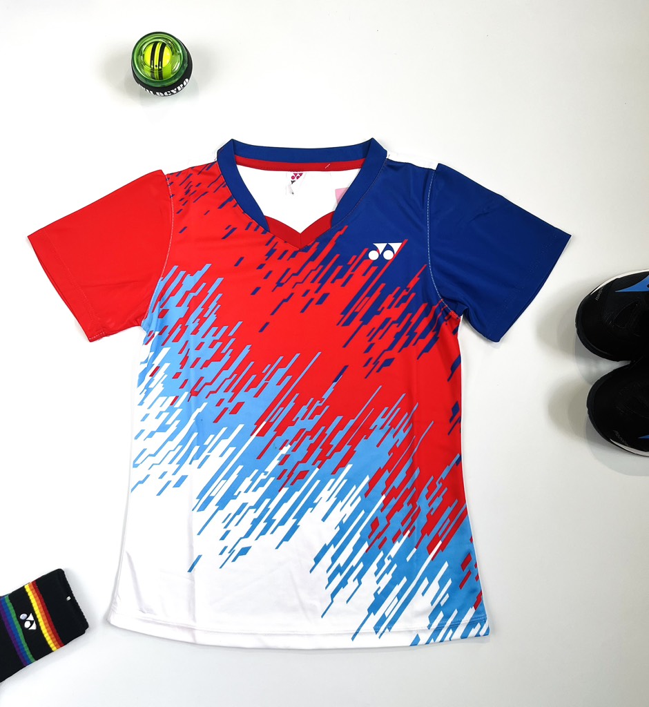 Áo Cầu Lông Yonex T11 - Xanh Đỏ