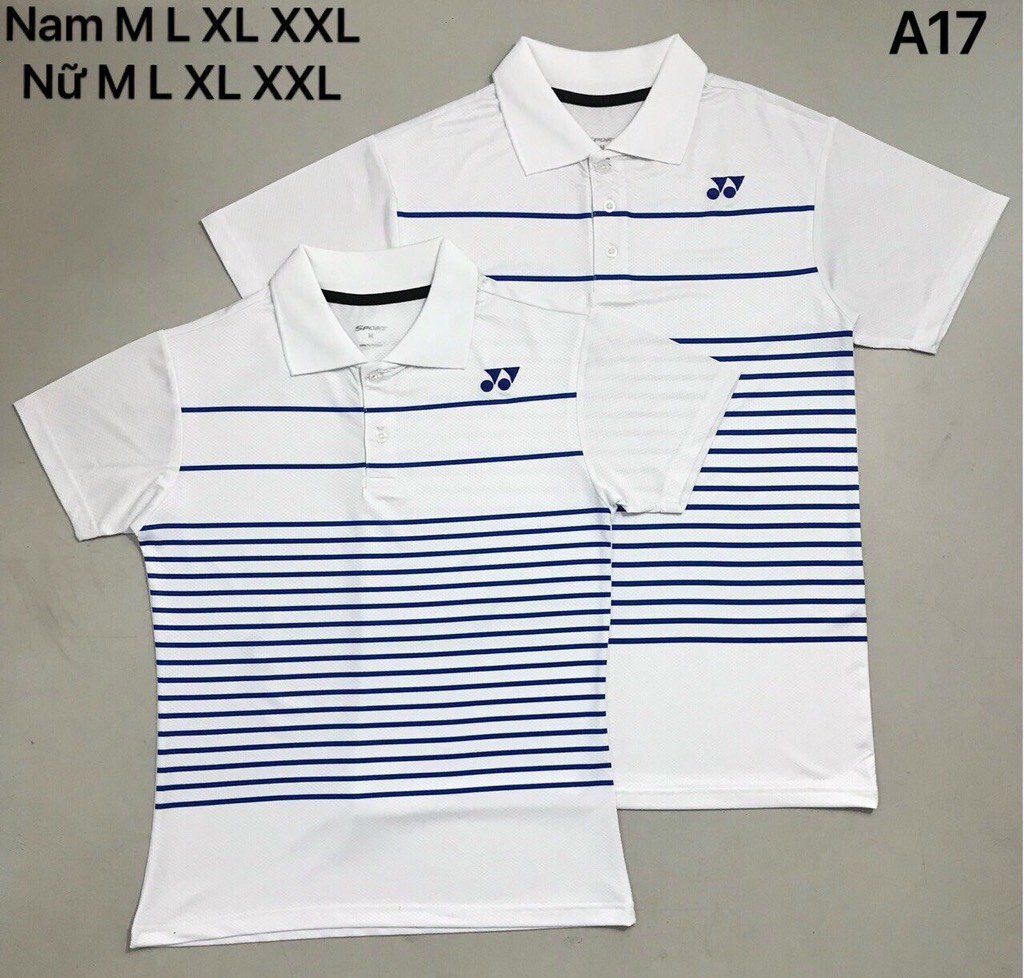 Áo Cầu Lông Yonex Có Cổ LT01 - Trắng