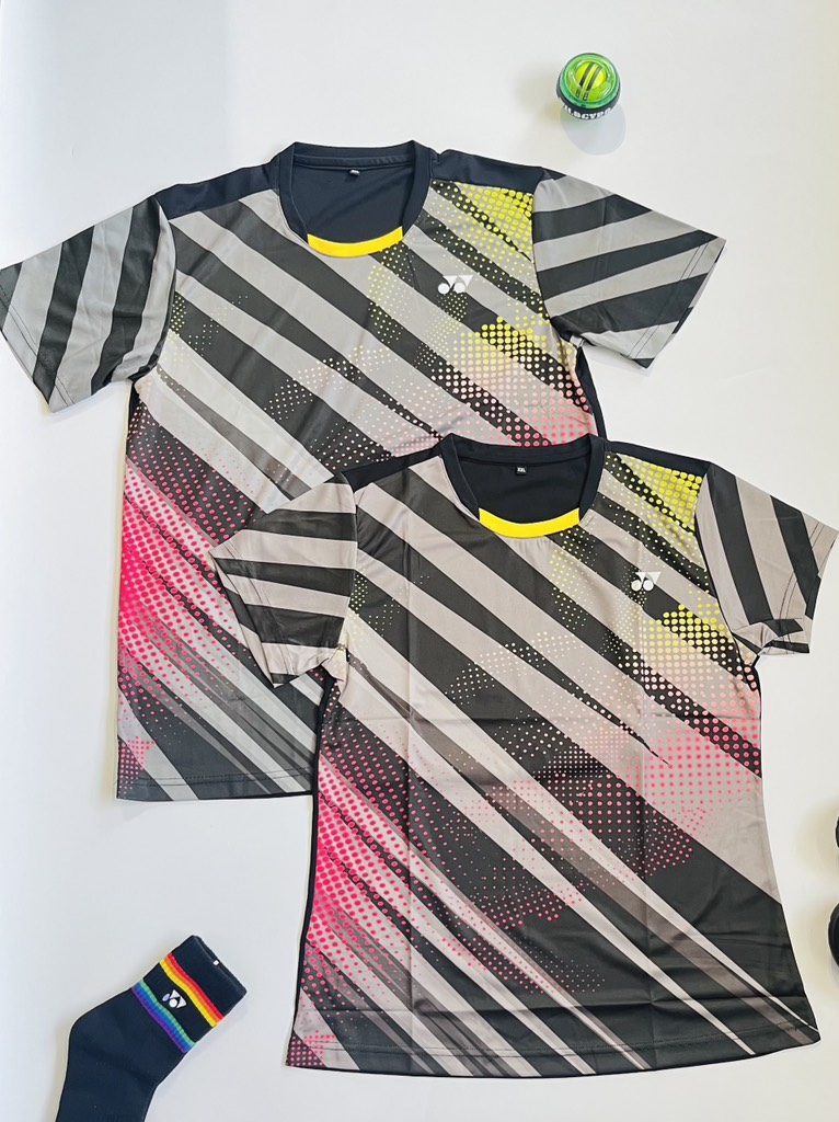 Áo Cầu Lông Yonex C19 - Đen Xám