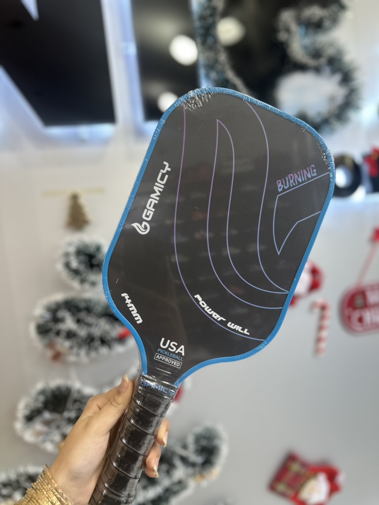 Vợt Pickleball Gamicy Burning T300 14mm - Xanh