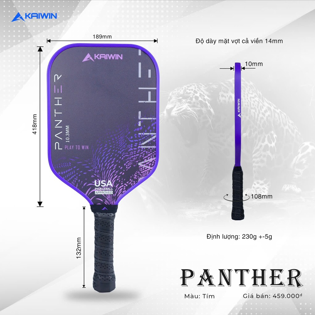Vợt Pickleball Kaiwin Panther