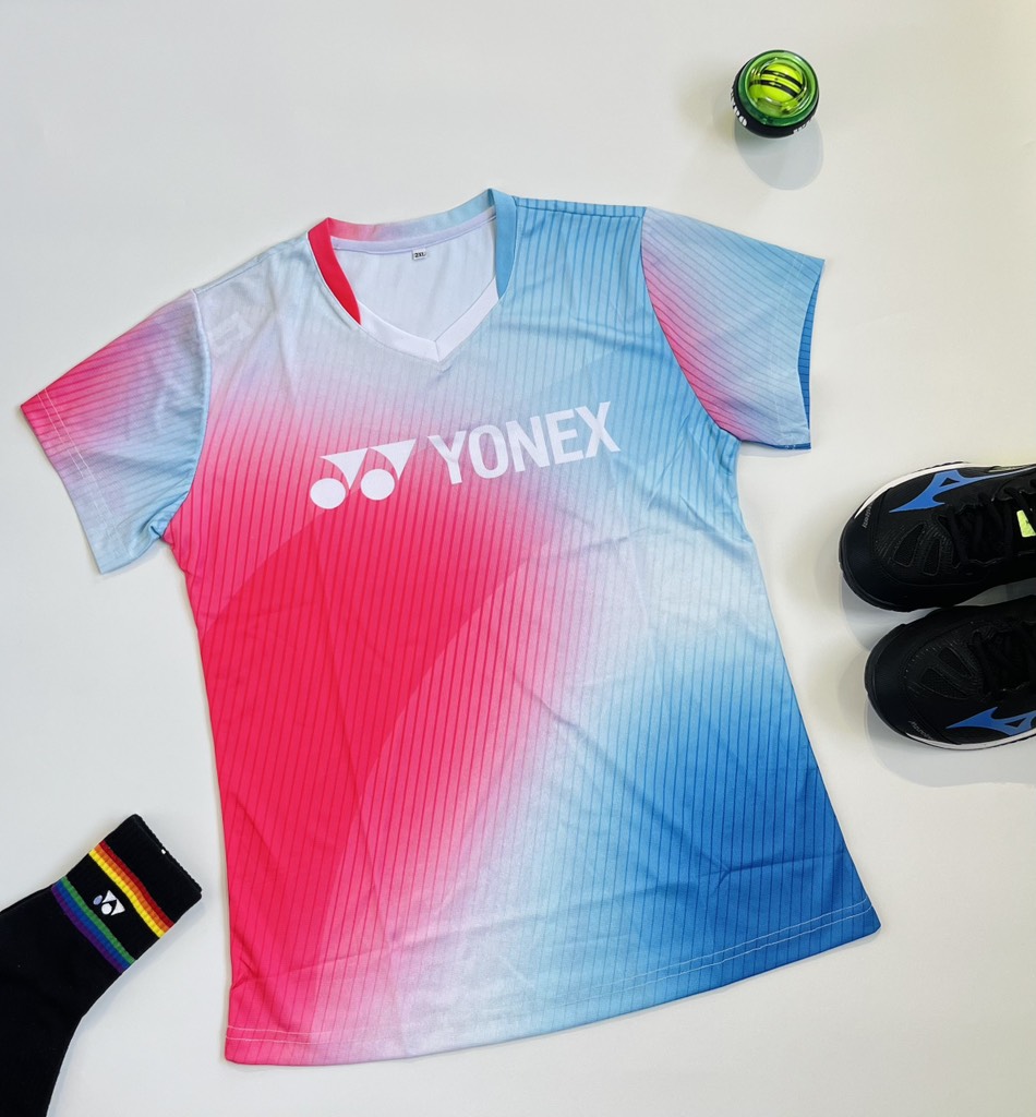Áo Cầu Lông Yonex TL15 -Hồng Xanh