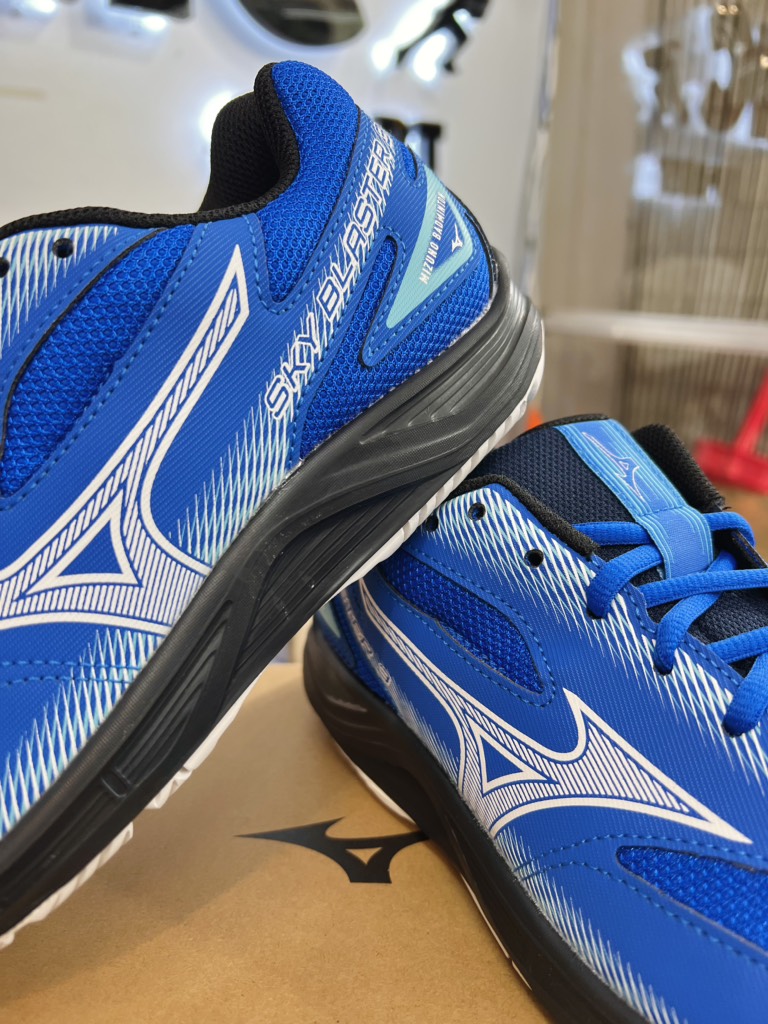Giày cầu lông Mizuno Sky Blaster 3 - Xanh Dương Đen