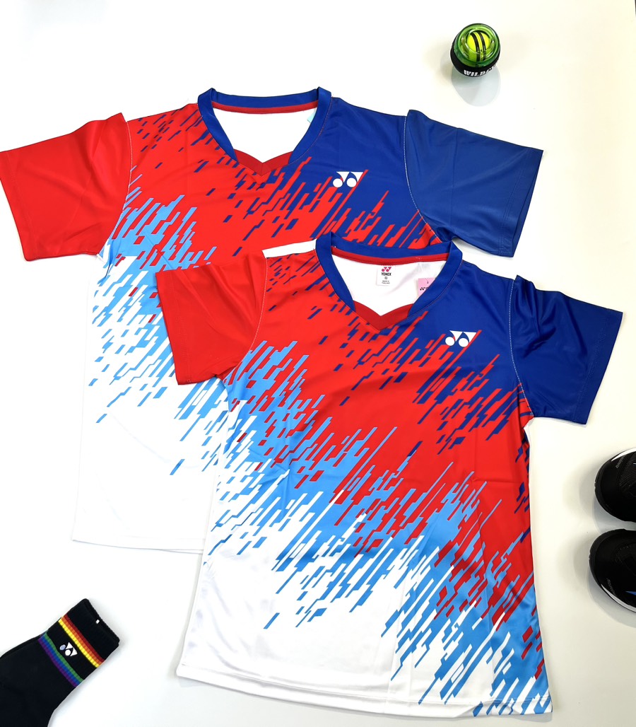 Áo Cầu Lông Yonex T11 - Xanh Đỏ