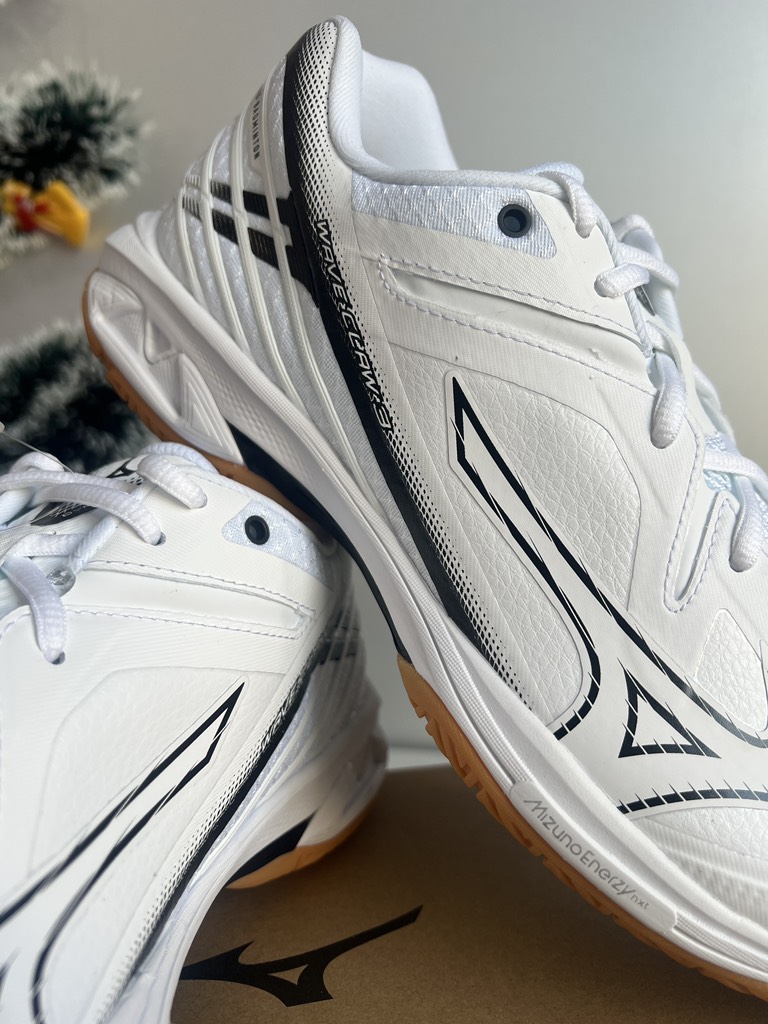 Giày cầu lông Mizuno Wave Claw 3 - Trắng Đen