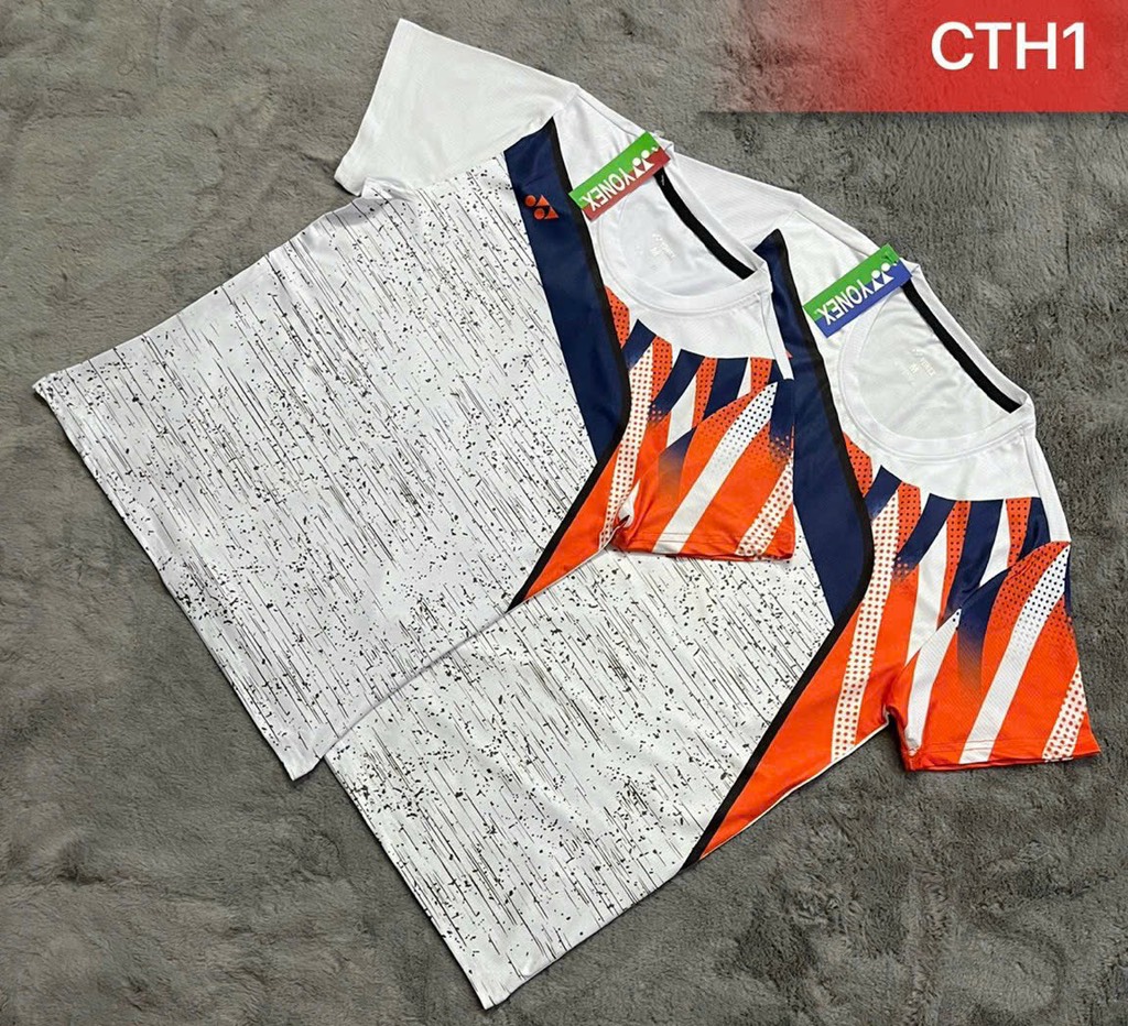 Áo Cầu Lông Yonex CTH1 - Xám Cam