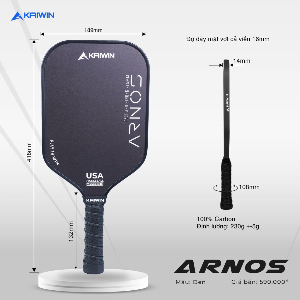 Vợt Pickleball Kaiwin Arnos