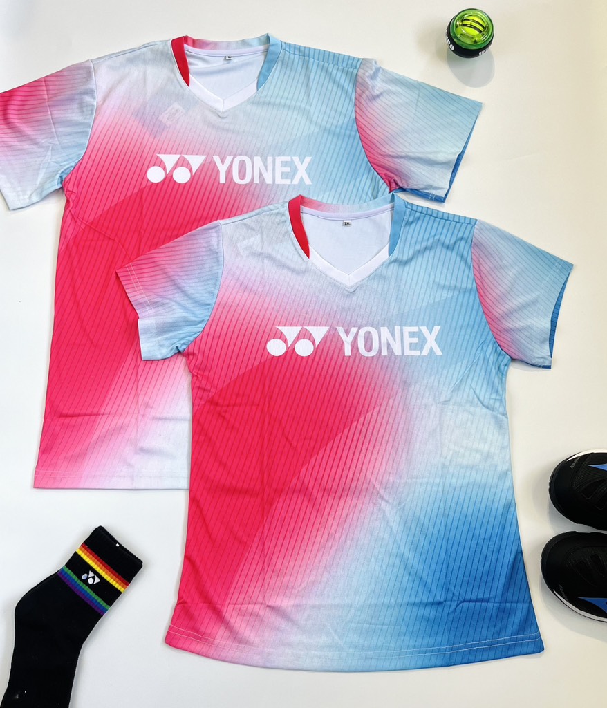 Áo Cầu Lông Yonex TL15 -Hồng Xanh