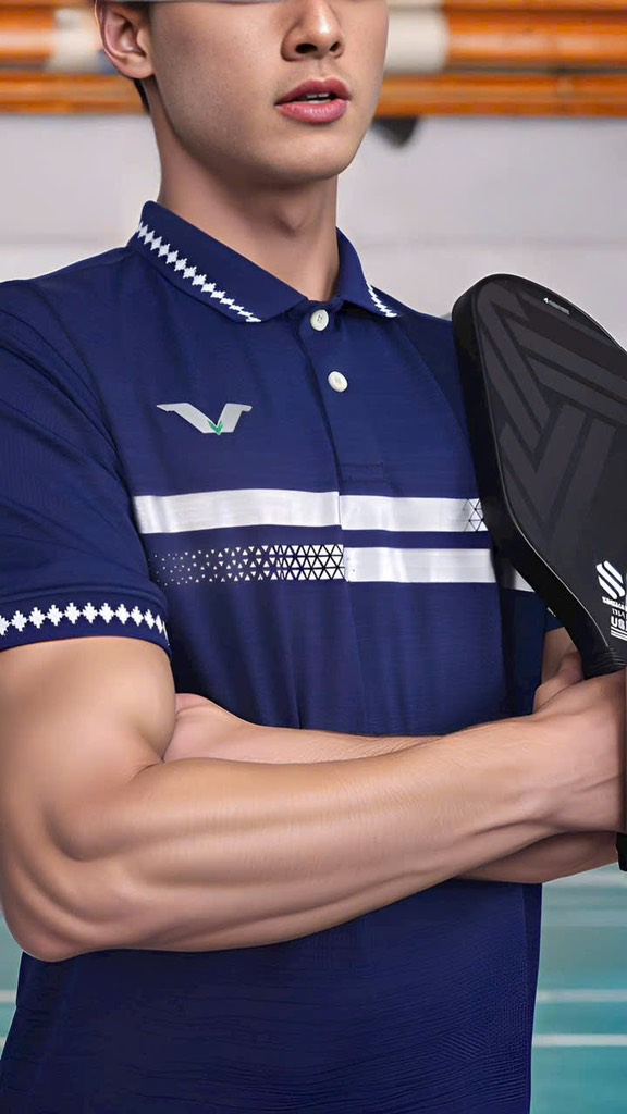 Áo Polo Vina AVP83 xanh đen