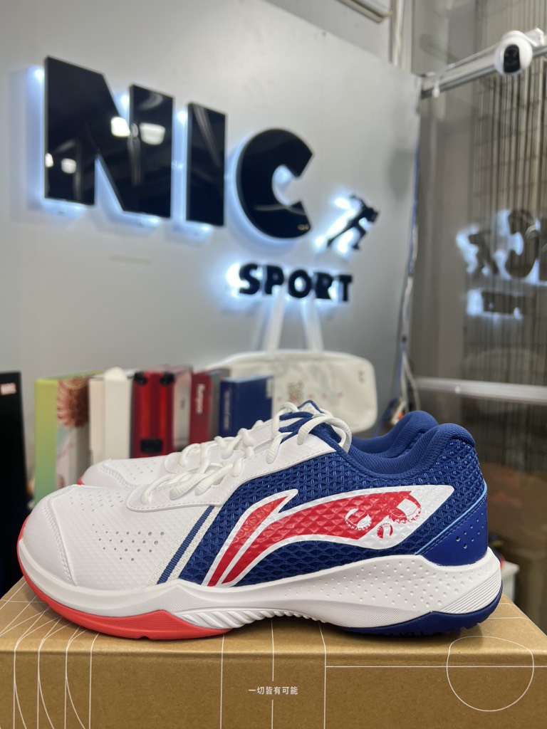 Giày cầu lông Lining AYTS020-6 - Xanh trắng